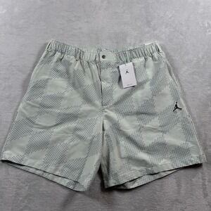 Jordan Sport Dri Fit Printed Golf Shorts Men 2XL Light Silver Quick Dry Athletic